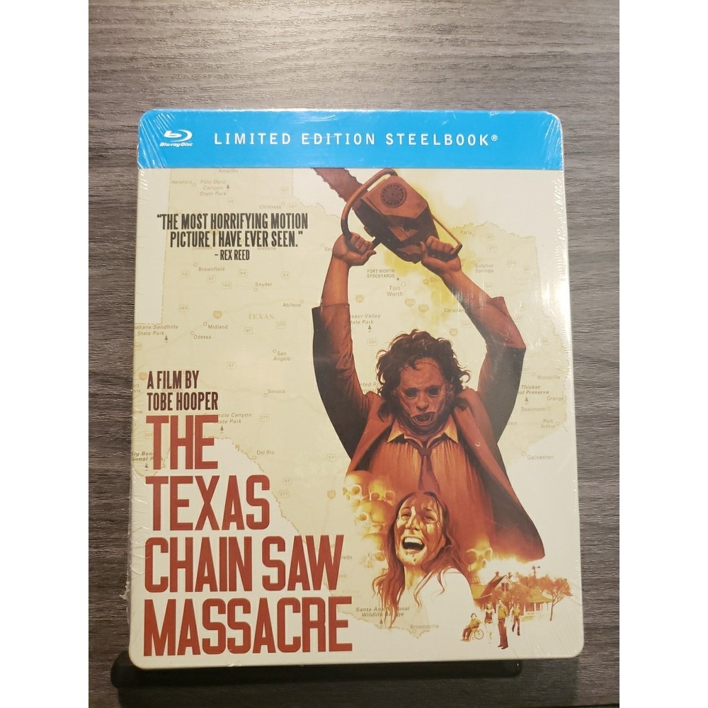 Texas Chainsaw Massacre (Blu-ray, 1974) Steelbook Brand New!